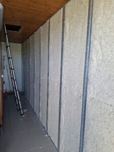 Isolation murs en biofib finition placo isol horizon