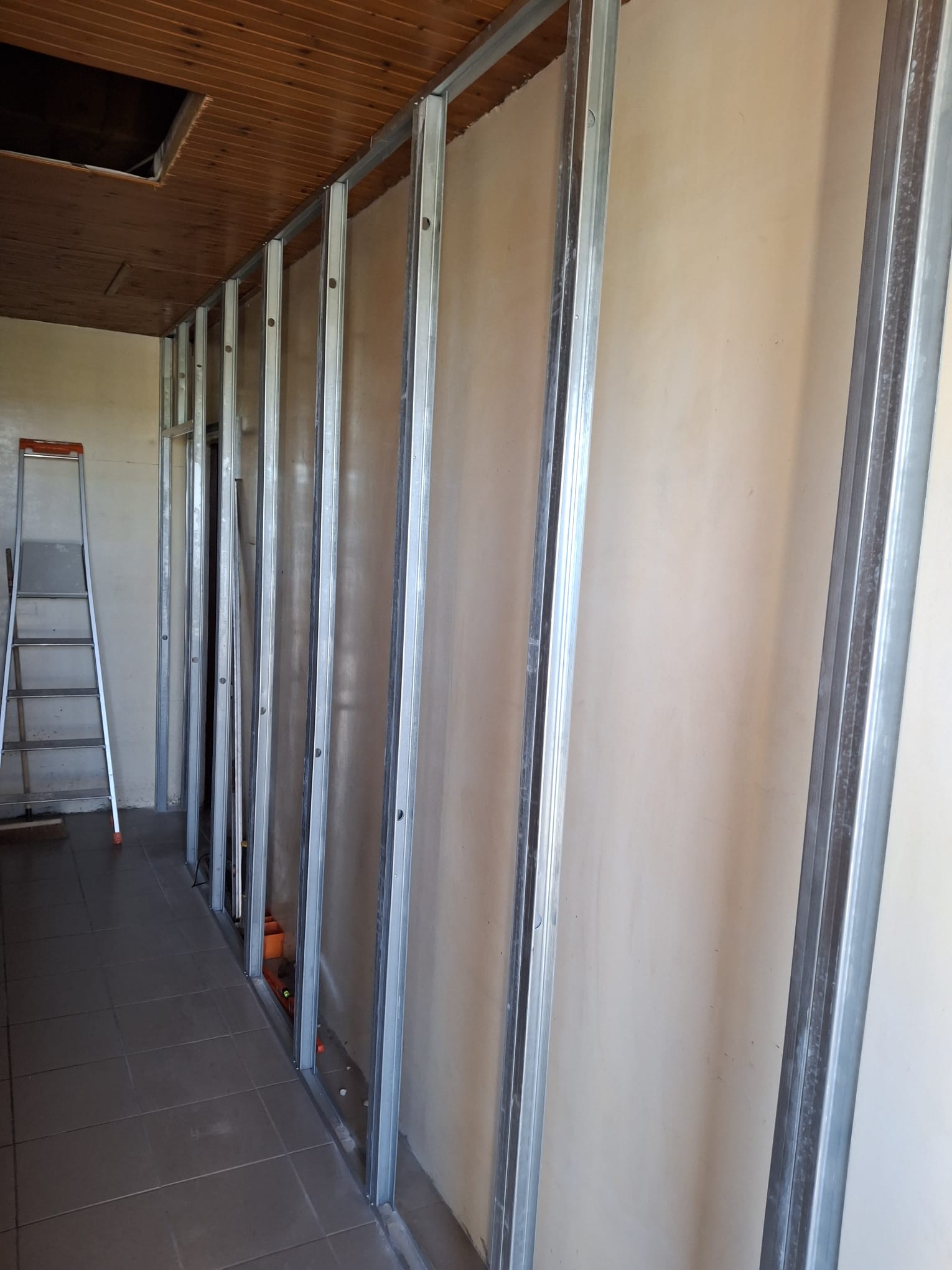 Isolation interieur murs en biofib finition placo