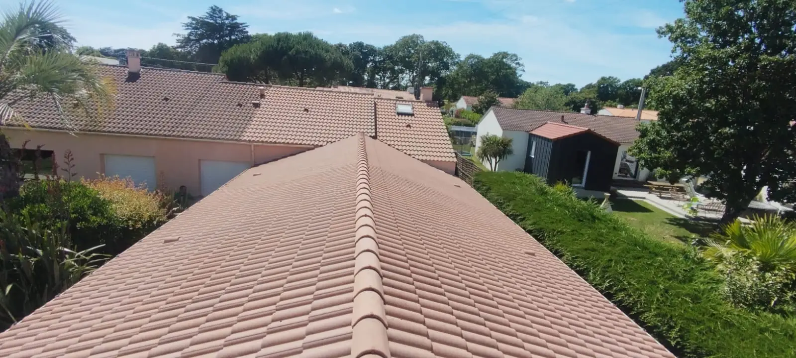 Nettoyage de deux Toitures à Pornic en Loire-Atlantique